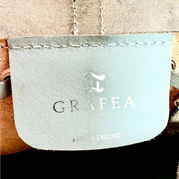 GRAFEA England Michelle Full Grain Utility Leather Baby Small Backpack in Grey - Picture 7 of 16